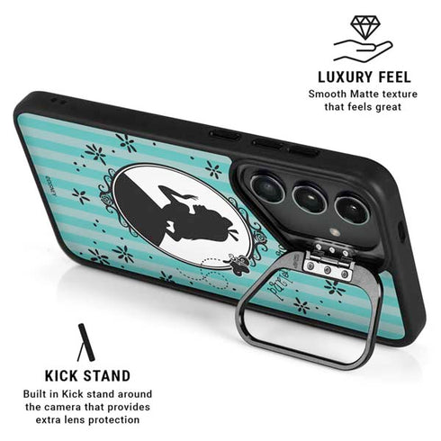 Disney Alice in Wonderland (animated) Silhouette in the Mirror Galaxy S25 Kickstand Case